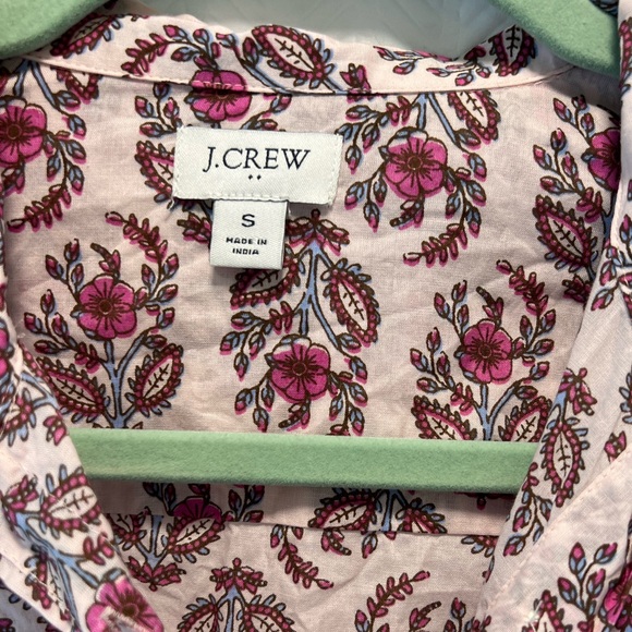 J Crew pink Block Print button down Small - Picture 5 of 5